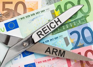 Schere zwischen Arm und Reich - Armut, Reichtum - Umverteilung