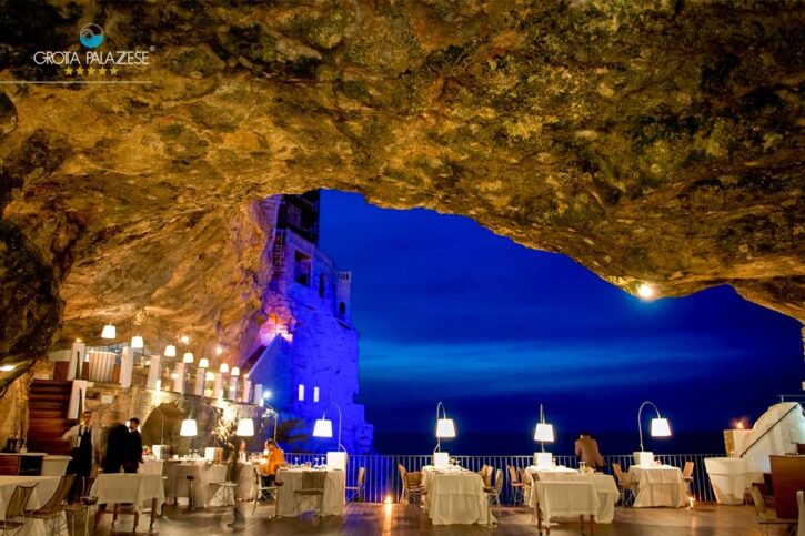 Grotta Palazzese Restaurant, Italien